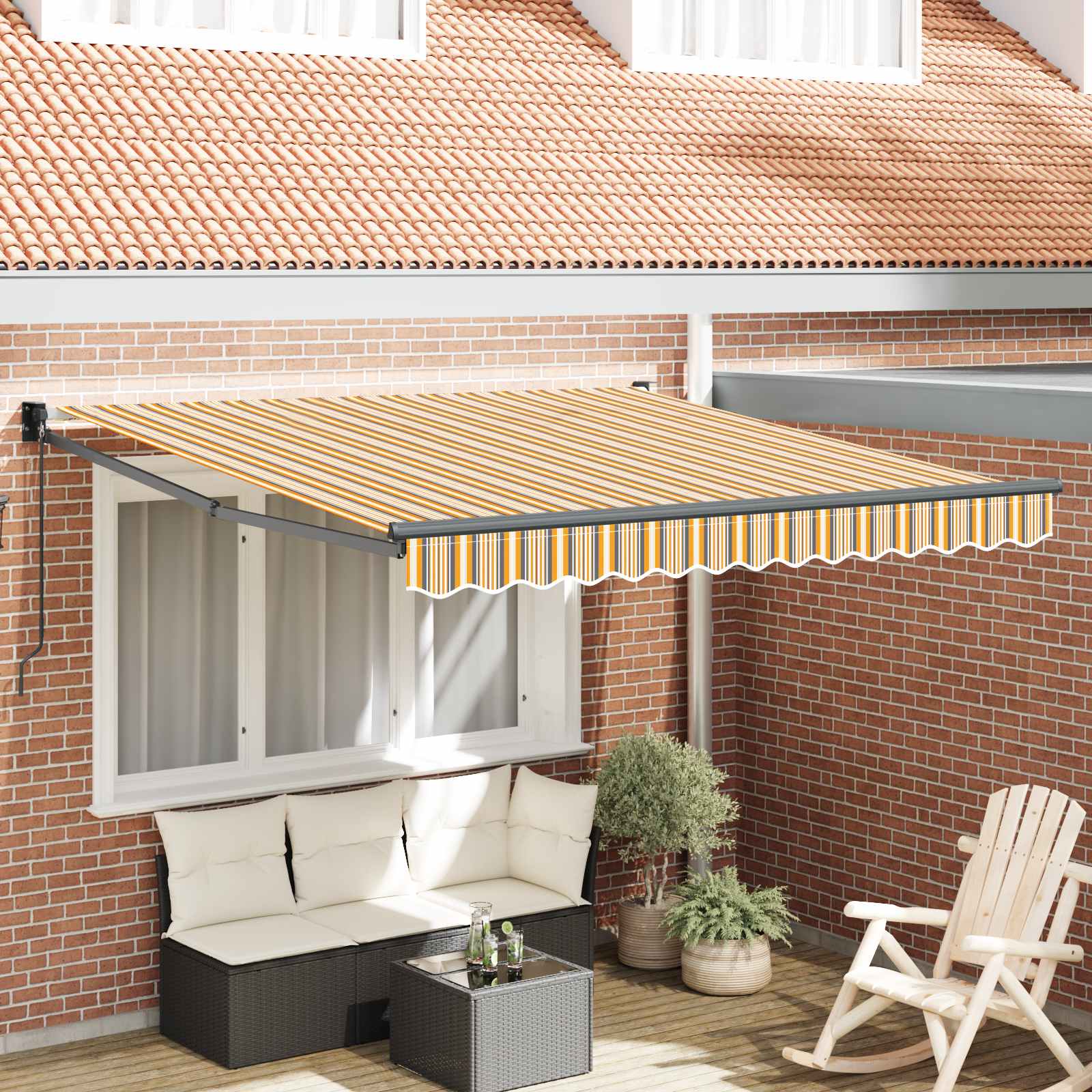 Awning Multicolour 300 x 250 x 165 cm Polyester