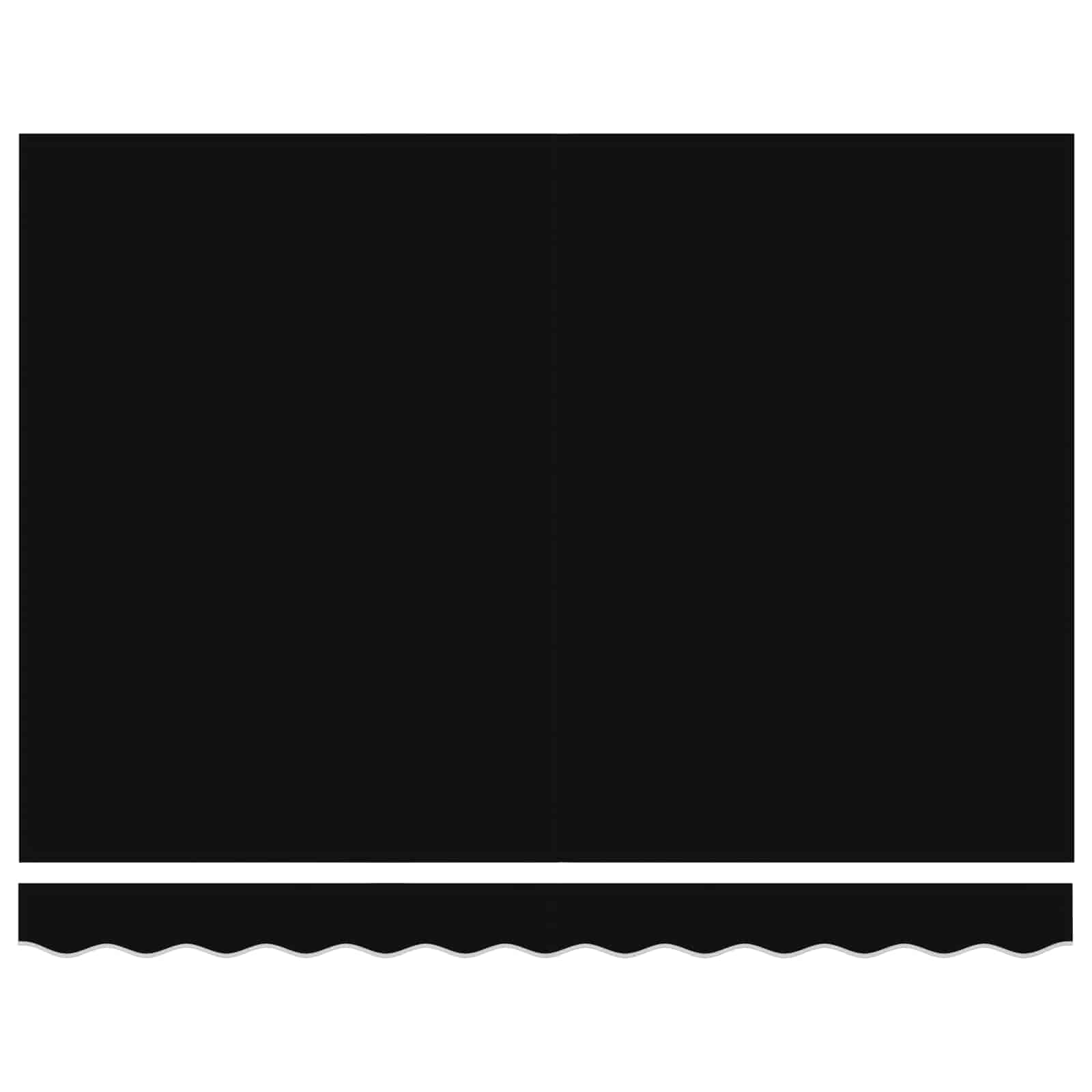 Izvelkama markīze melnā krāsā 300 x 250 cm Audums un alumīnijs