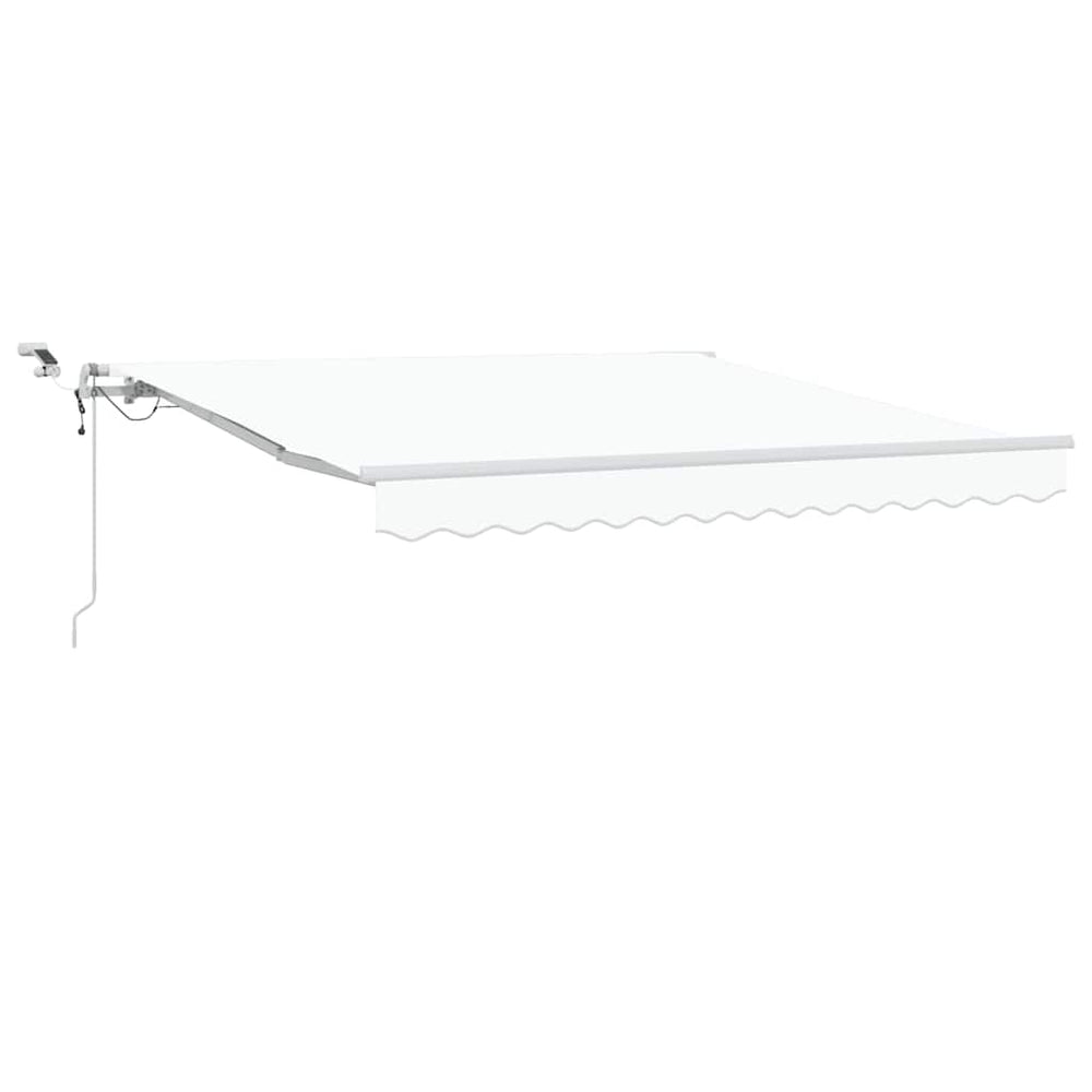 Ištraukiama markizė Balta 300 x 250 cm Poliesteris ir Metalas