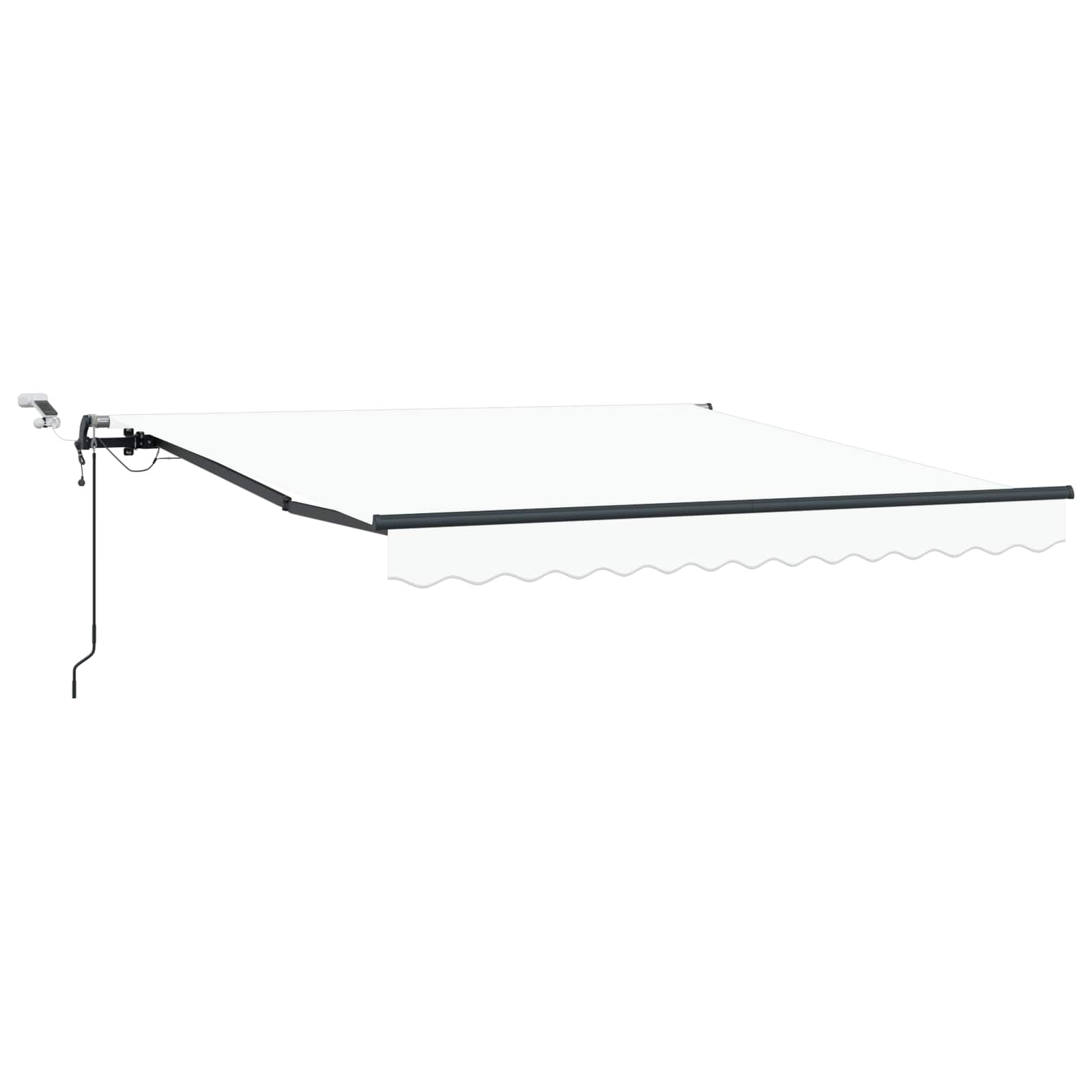 Skėtis Audinys su Balta 300 x 250 cm Poliesteris