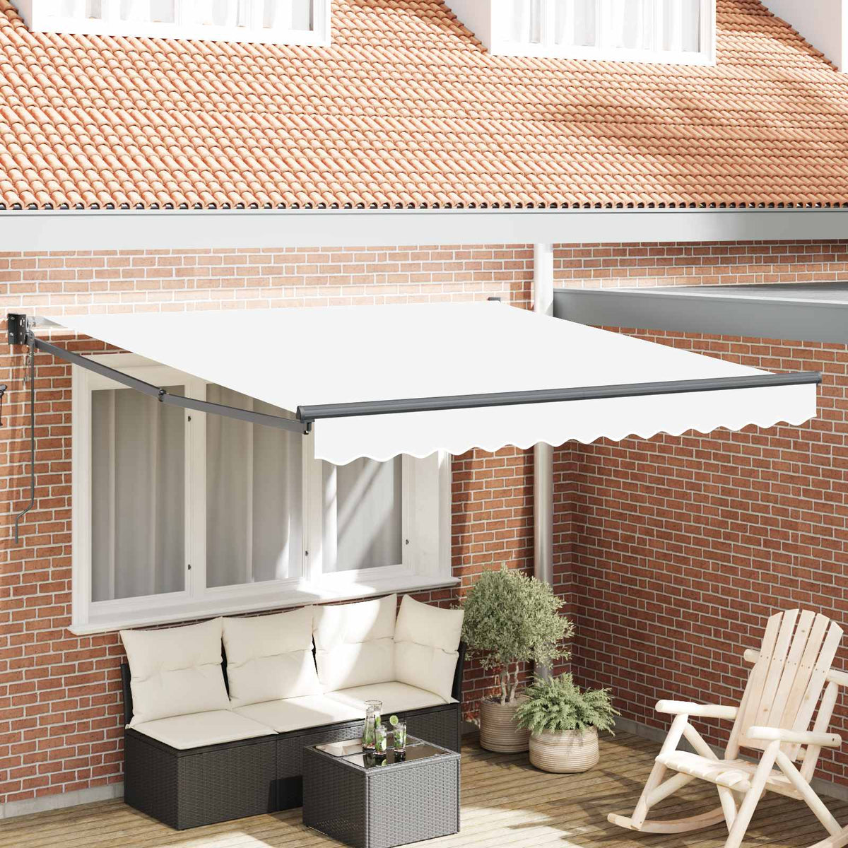 Electric Awning 3 x 2,5 m Balta 100% Polyester