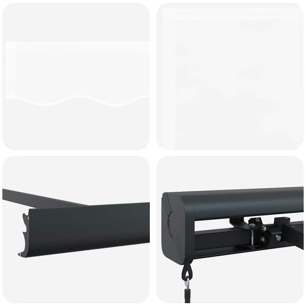 Ištraukiama markizė Balta 300 x 250 cm Audinys, metalas