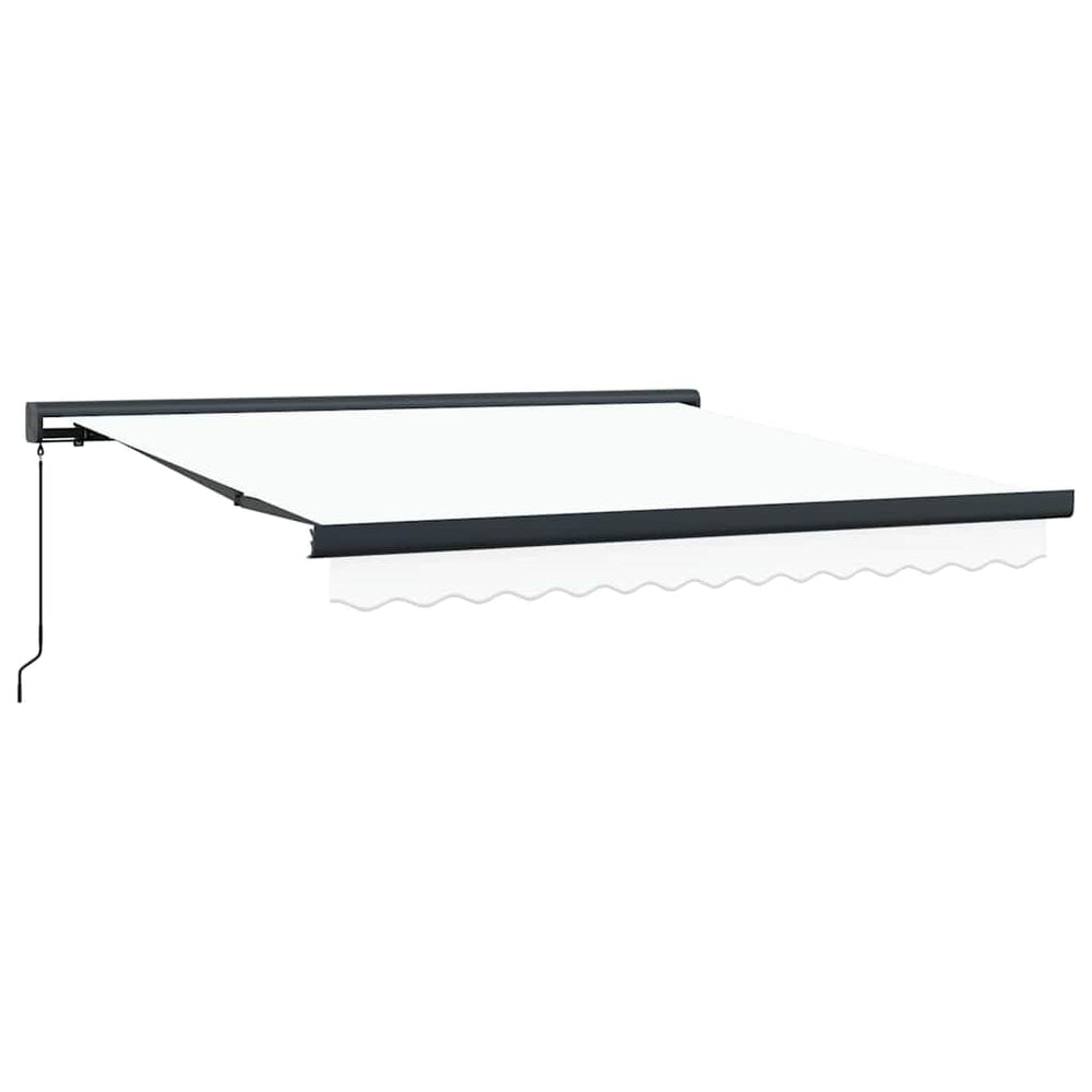 Ištraukiama markizė Balta 300 x 250 cm Audinys, metalas