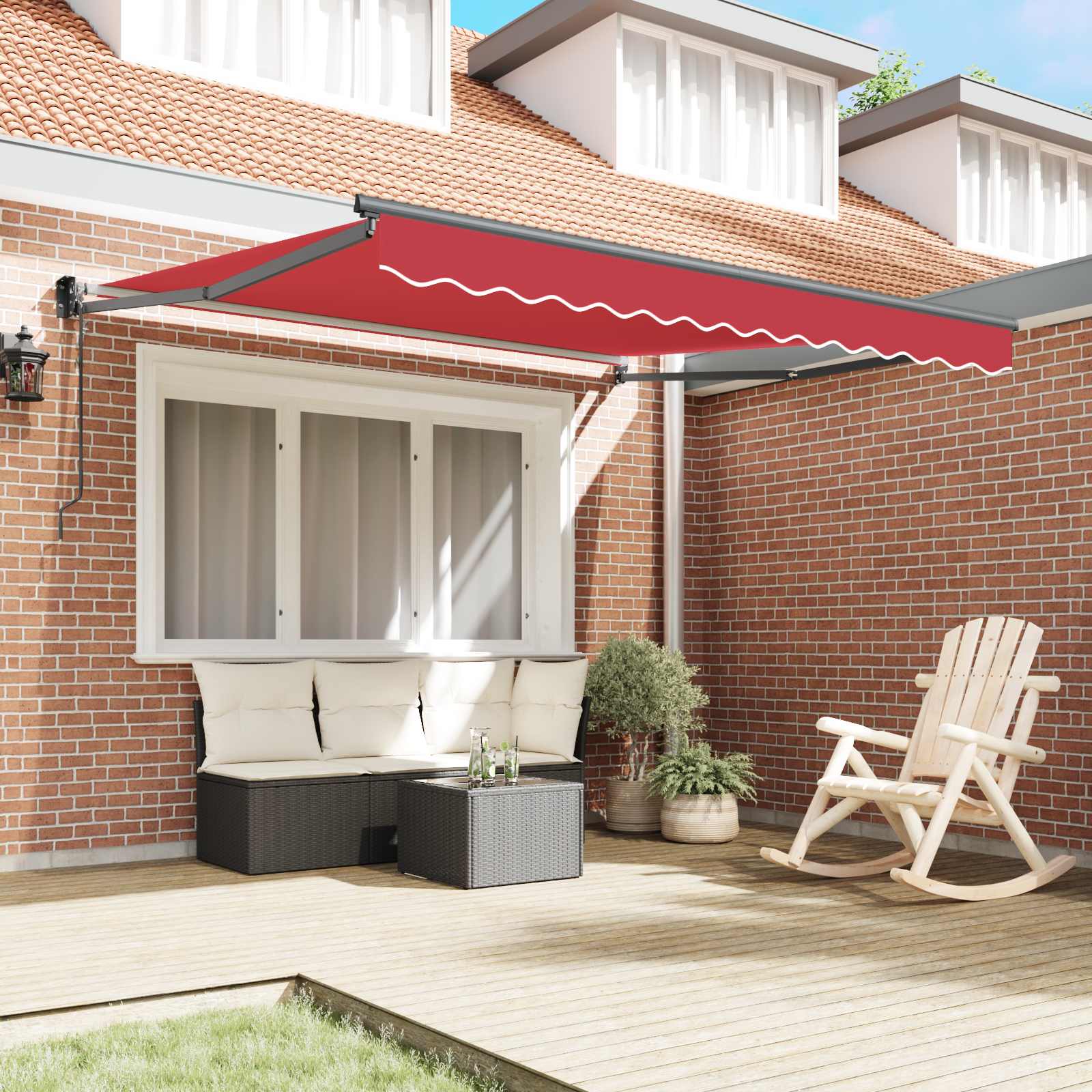 Nojume Sarkana 300 x 250 x 165 cm Poliesters