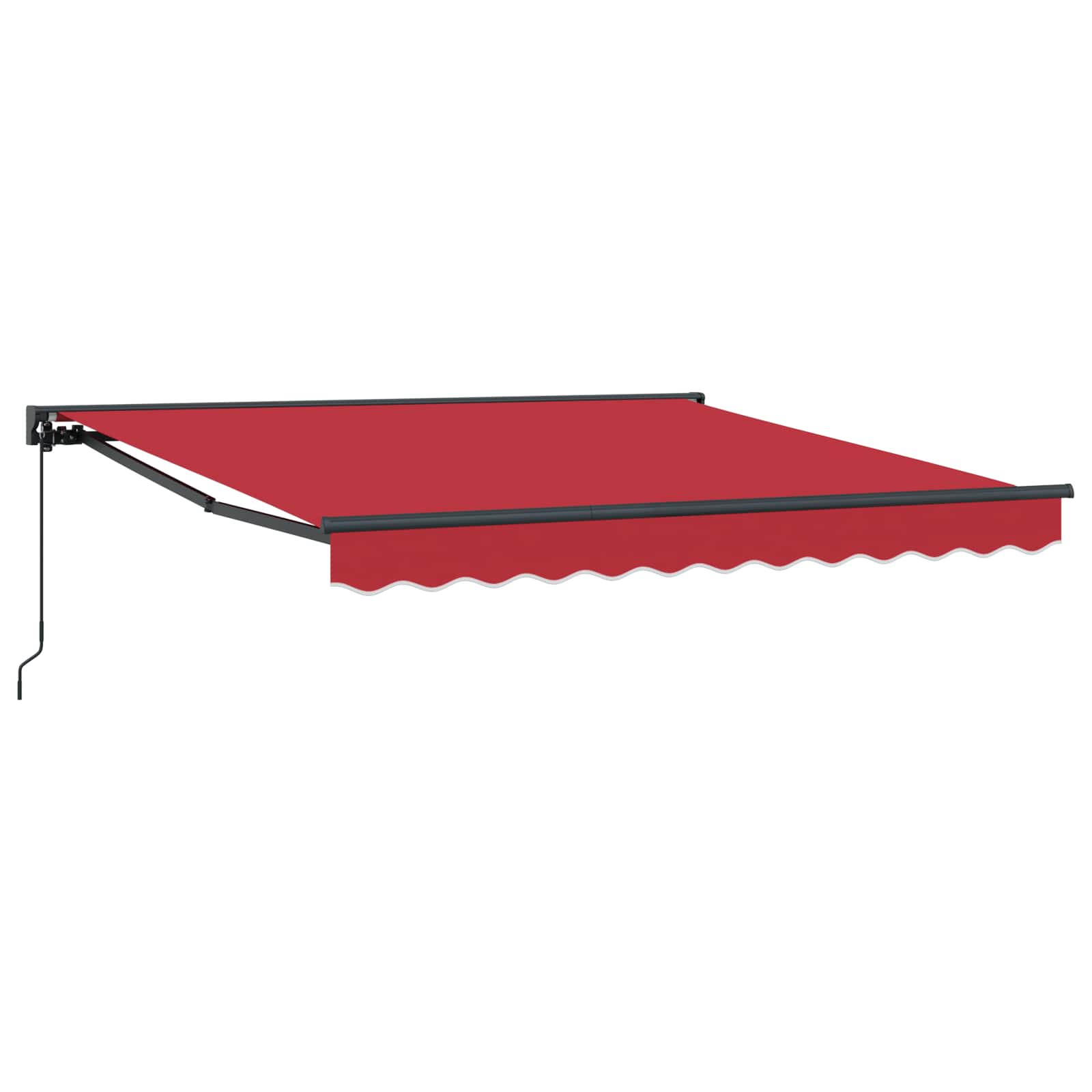 Markizės rėmas Raudona 300 x 250 cm Poliesteris su PU danga