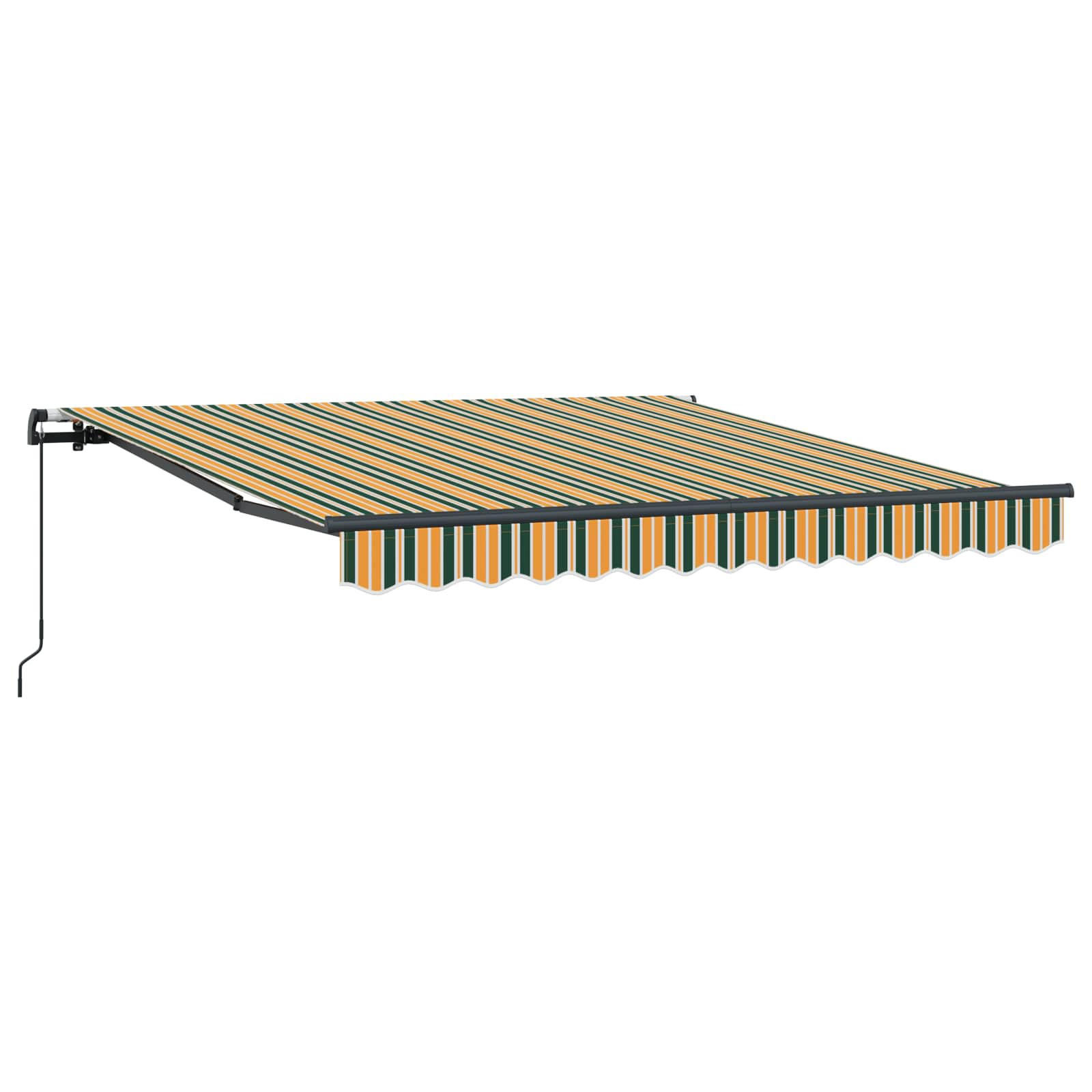 Ištraukiama markizė Žalia ir geltona 300 x 250 cm