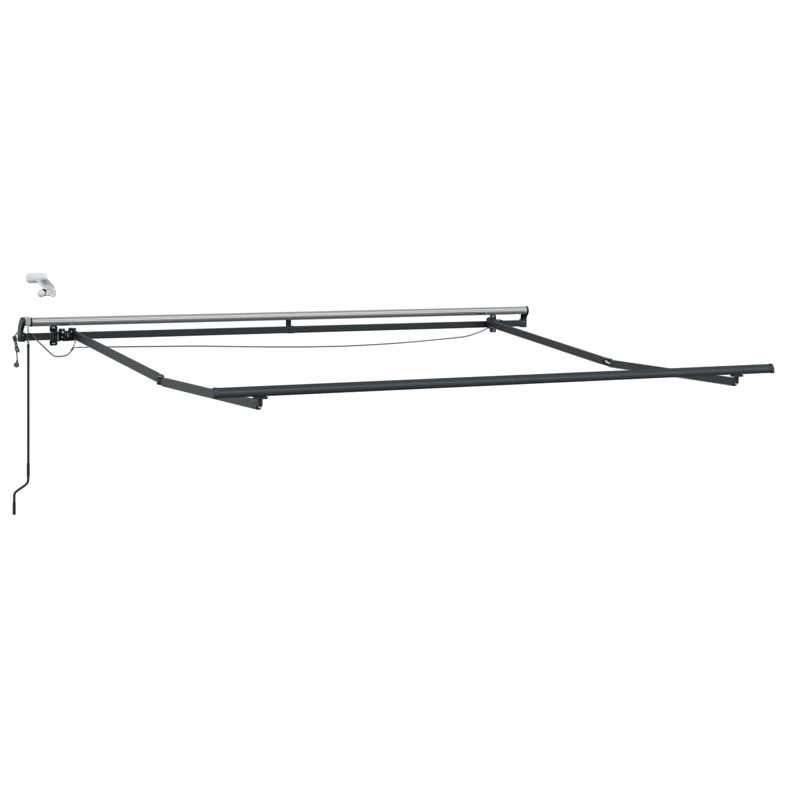 Skėtis Audinys su Žalia ir geltona 300 x 250 cm Poliesteris