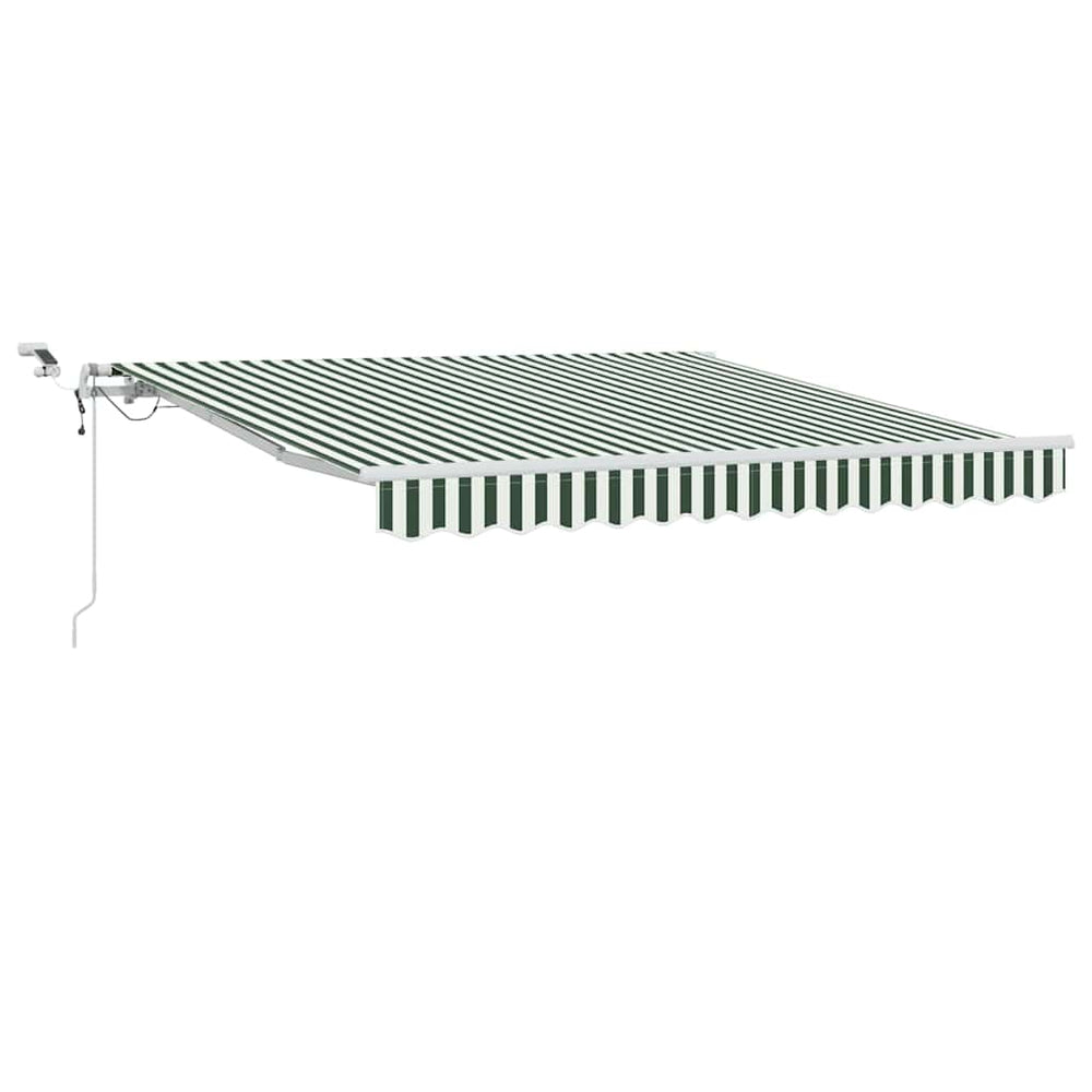Ištraukiama markizė Žalia ir balta 300 x 250 cm