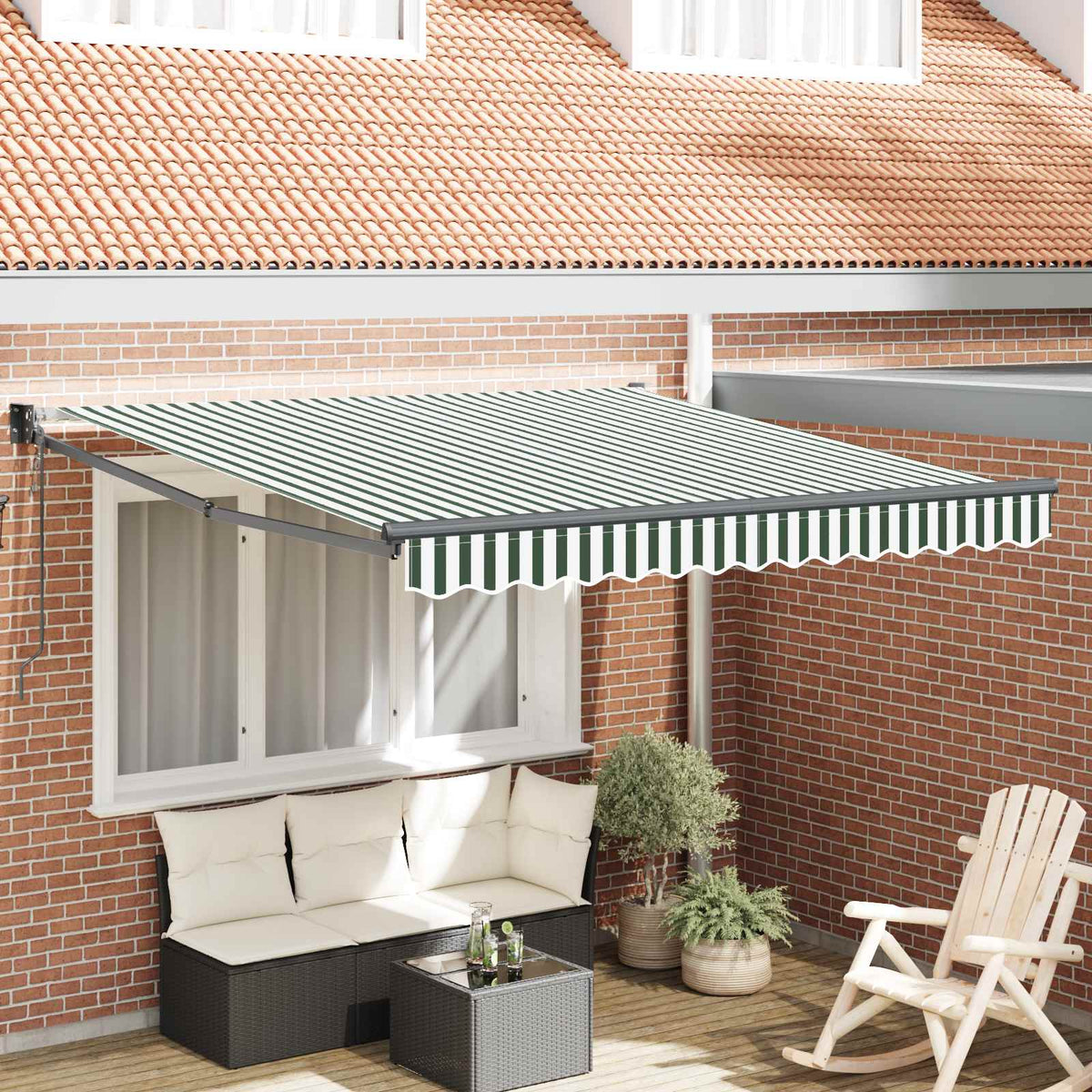 Electric Awning 100% Polyester