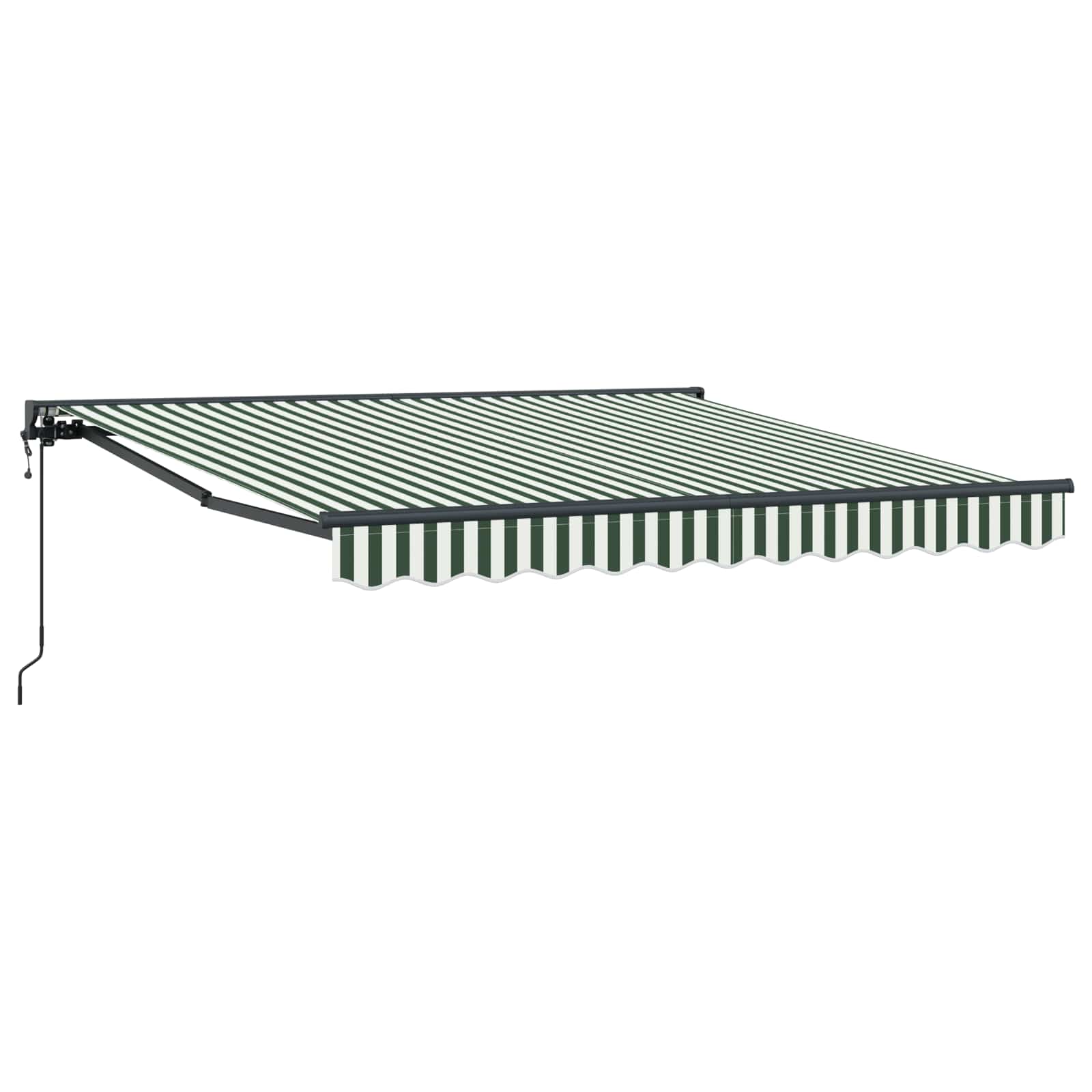 Markizės rėmas Žalia ir balta 300 x 250 cm