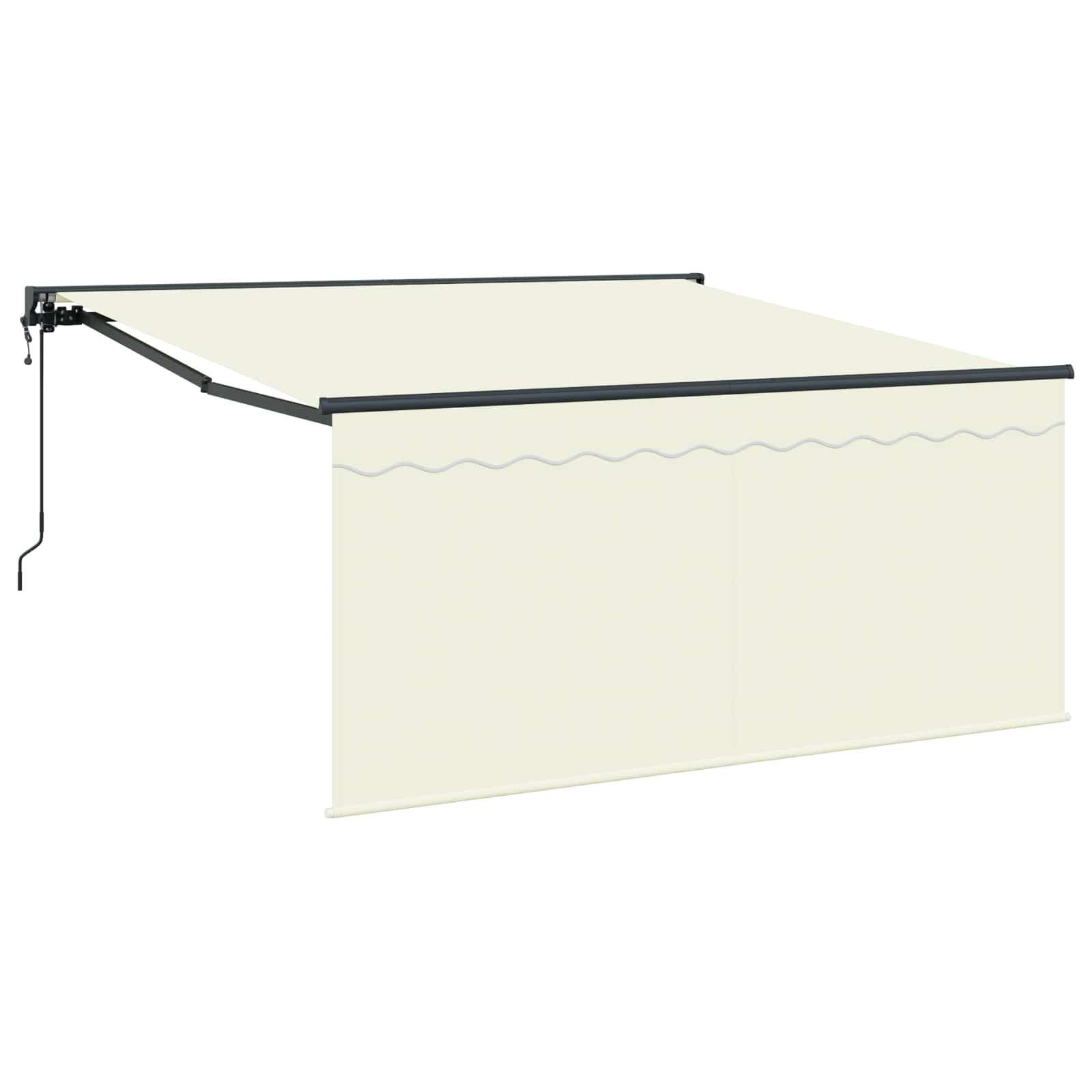 Retractable Awning Cream 350 x 250 cm