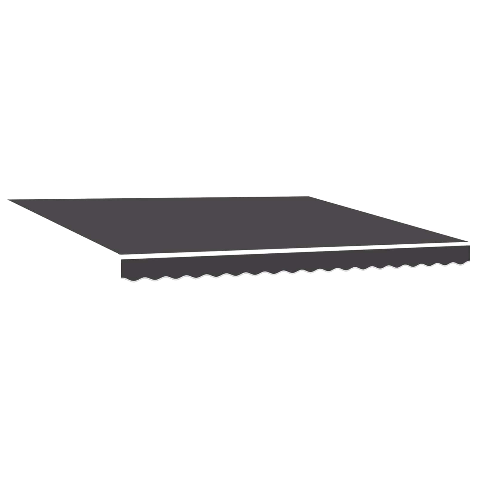 Ištraukiama markizė Oranžinė ir balta 350x250 cm audinys