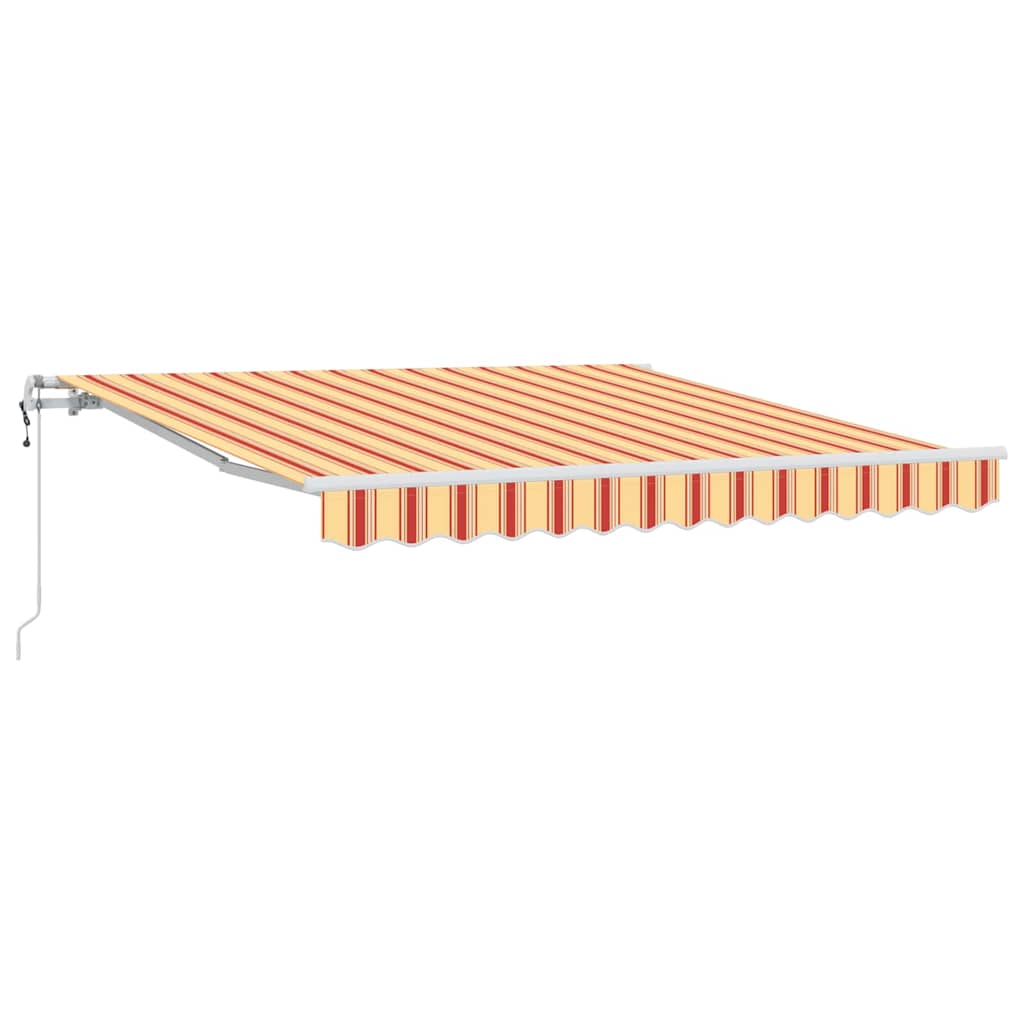 Elektrinė ištraukiama pavėsinė Geltona ir Oranžinė 350 x 250 cm