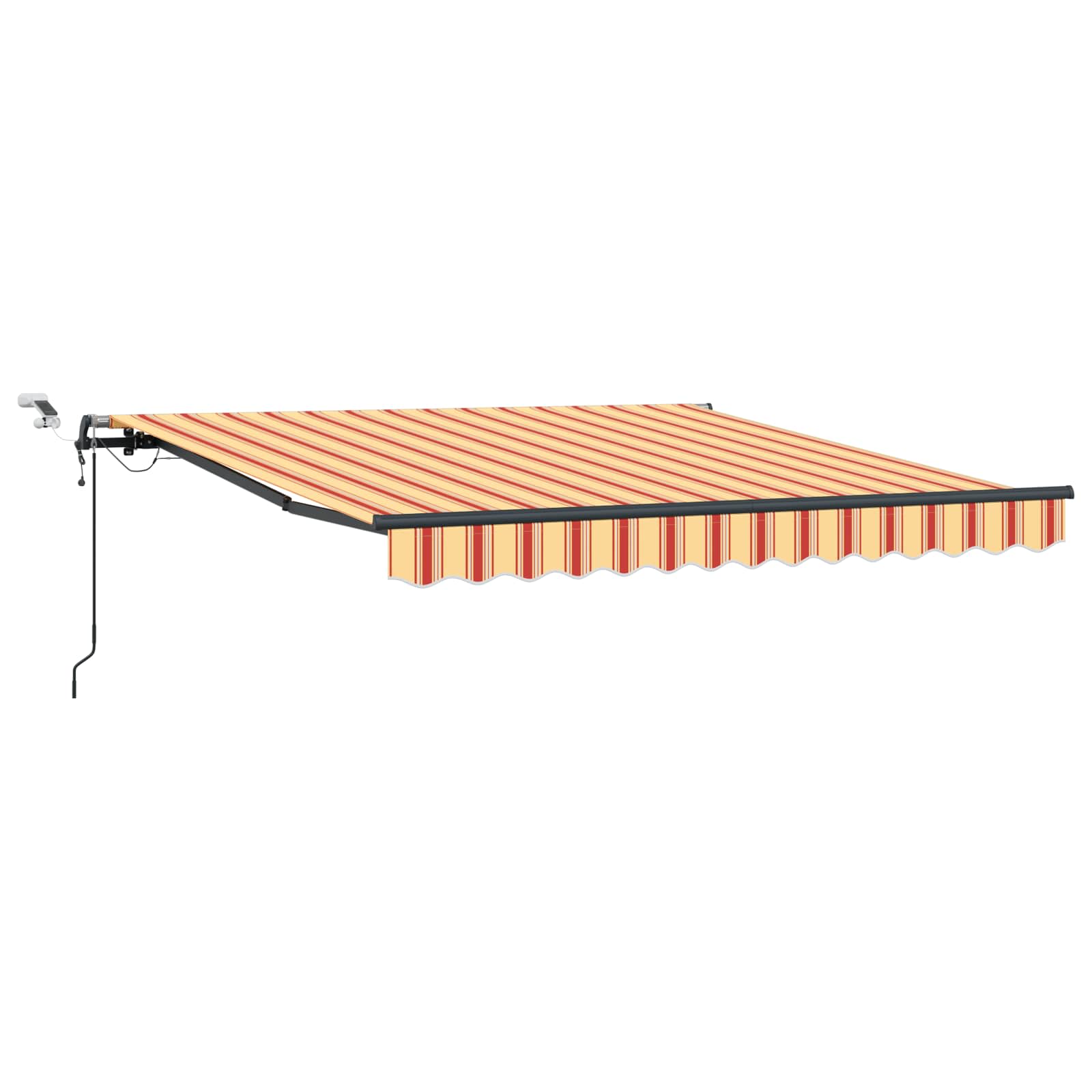 Saulessargs Audums ar Dzeltenu un Oranžu 350 x 250 cm Poliesters