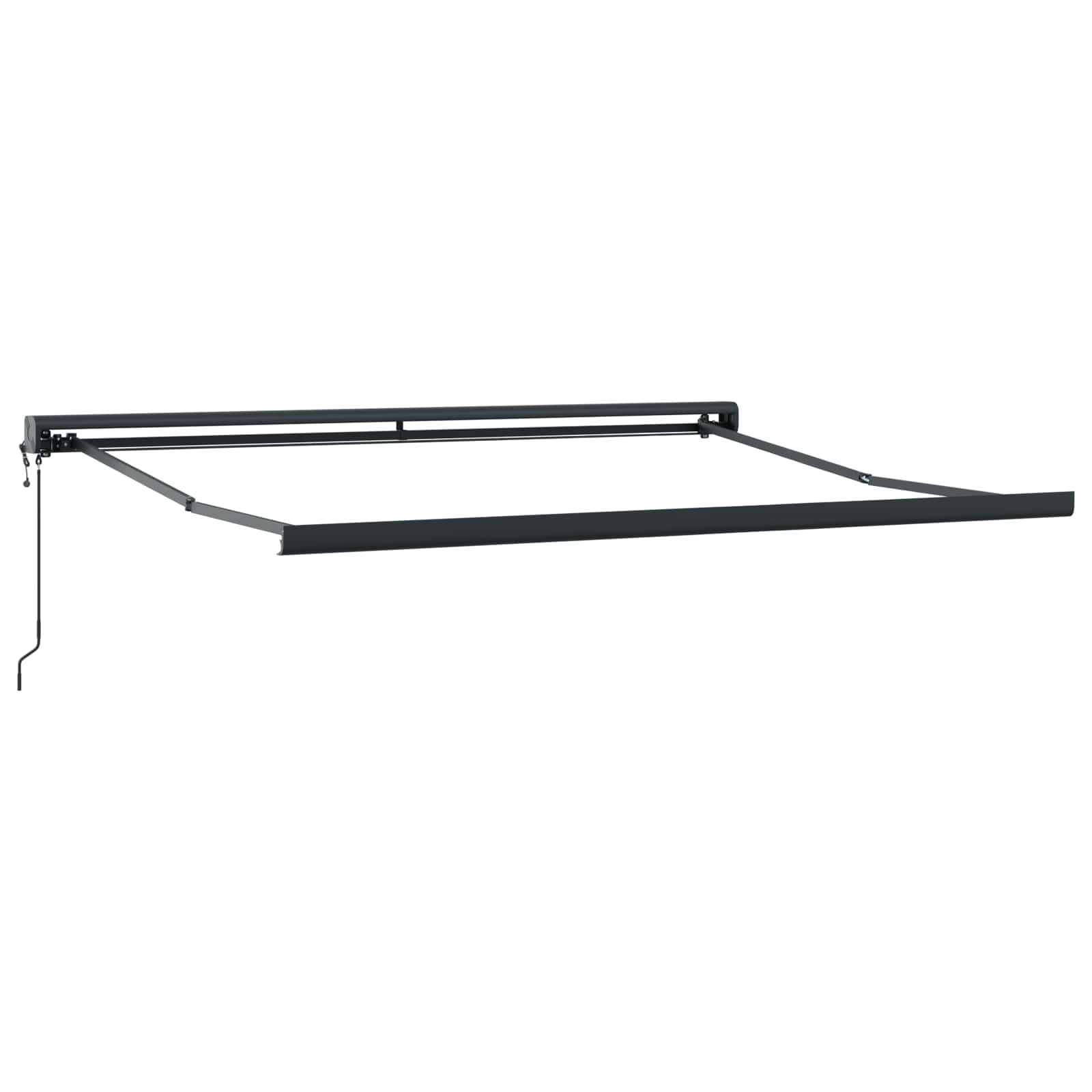 Automatic Retractable Awning Yellow and Orange 350x250 cm