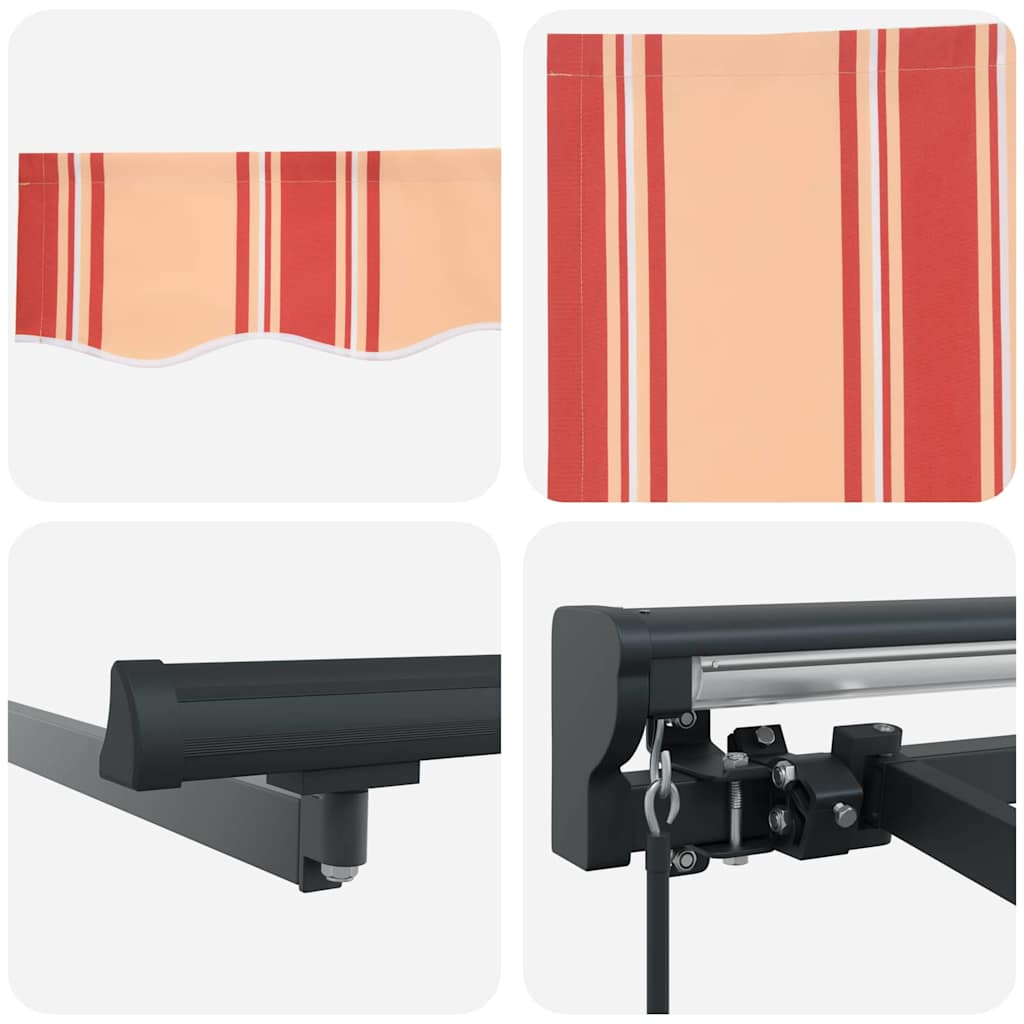 Ištraukiama markizė Geltona ir Oranžinė 350x250 cm