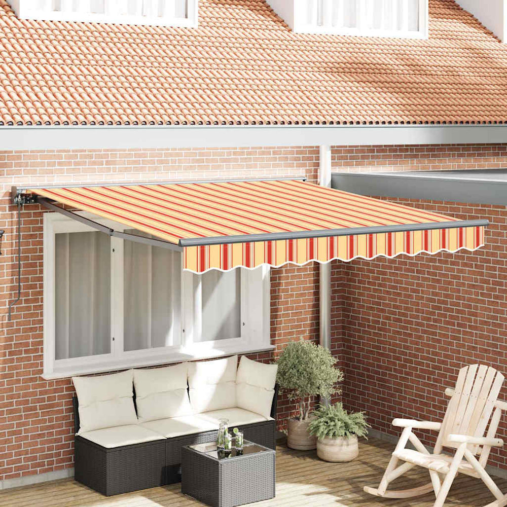 Ištraukiama markizė Geltona ir Oranžinė 350x250 cm