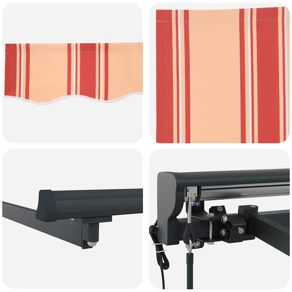 Ištraukiama markizė Geltona ir Oranžinė 350x250 cm