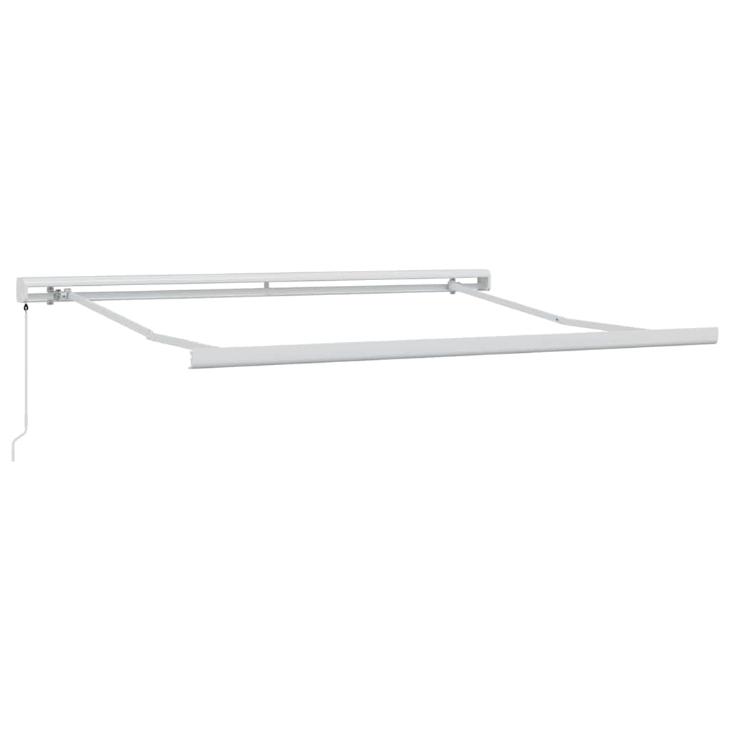 Retractable Awning Red and White 350 x 250 cm