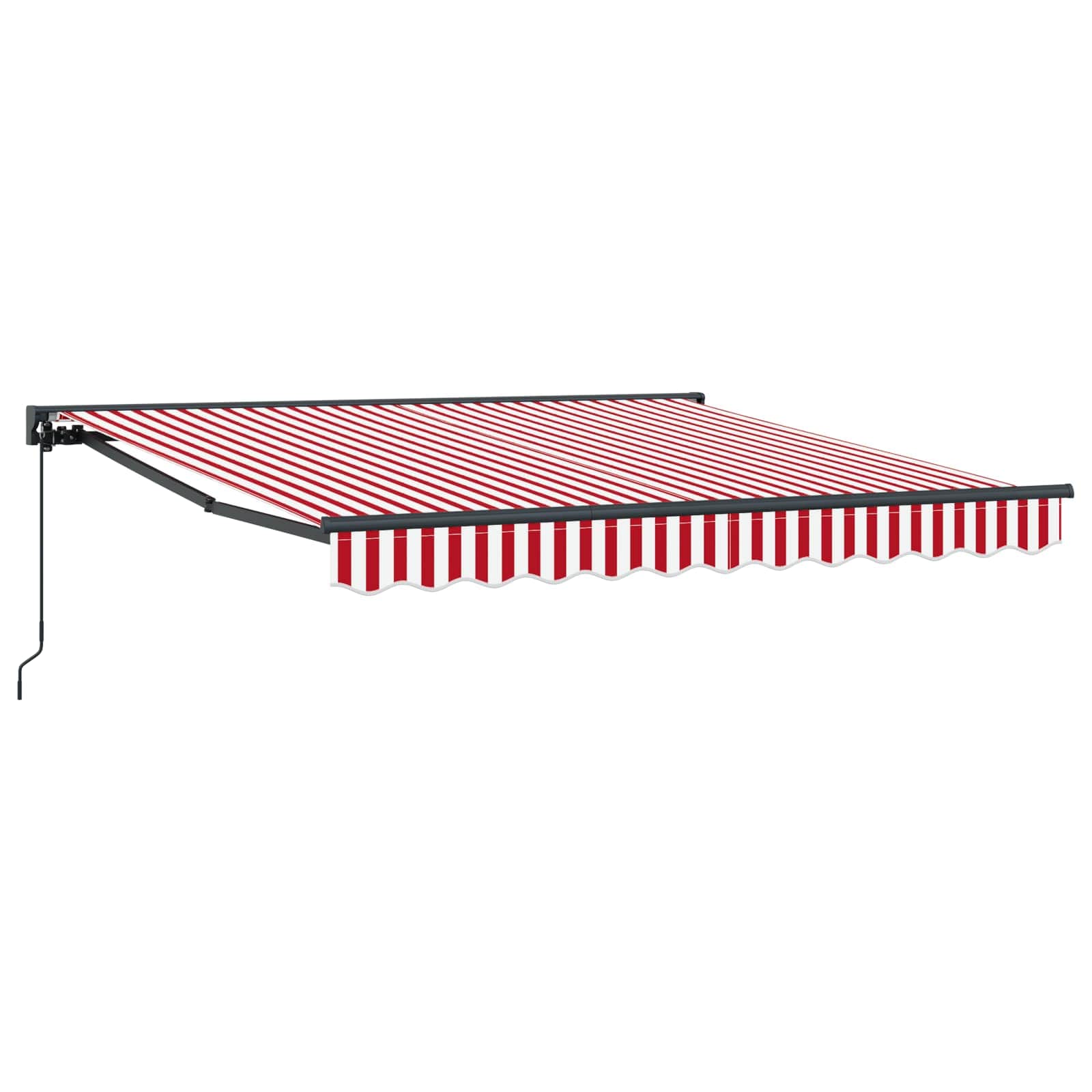 Markizės rėmas Raudona ir balta 350 x 250 cm