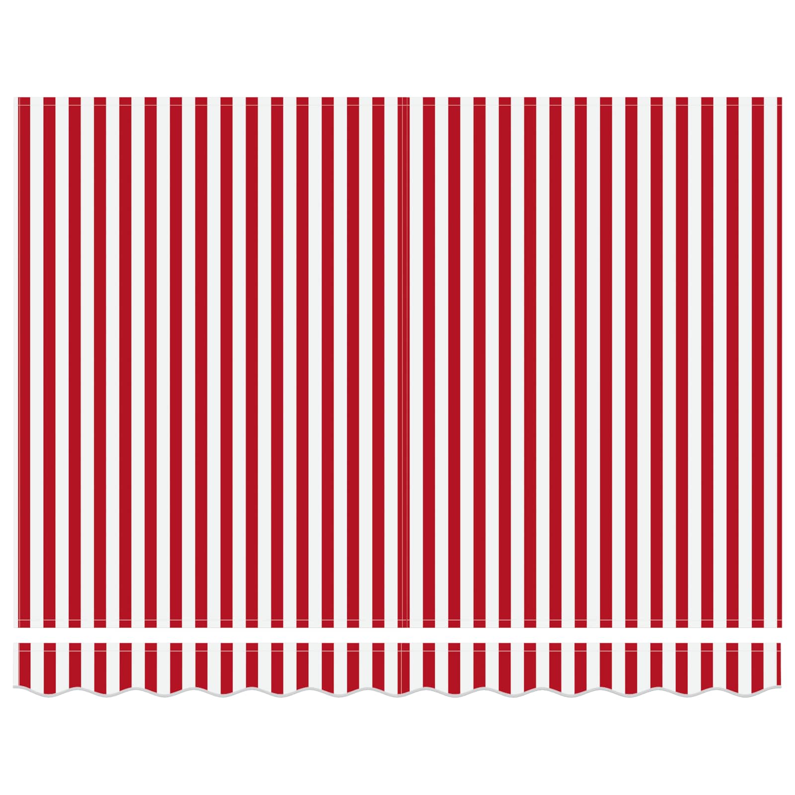 Markizės rėmas Raudona ir balta 350 x 250 cm
