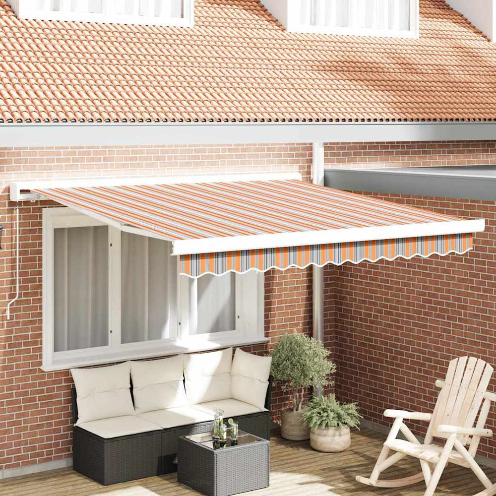 Įtraukiama markizė Įvairiaspalvis 350 x 250 cm Audinys, metalas
