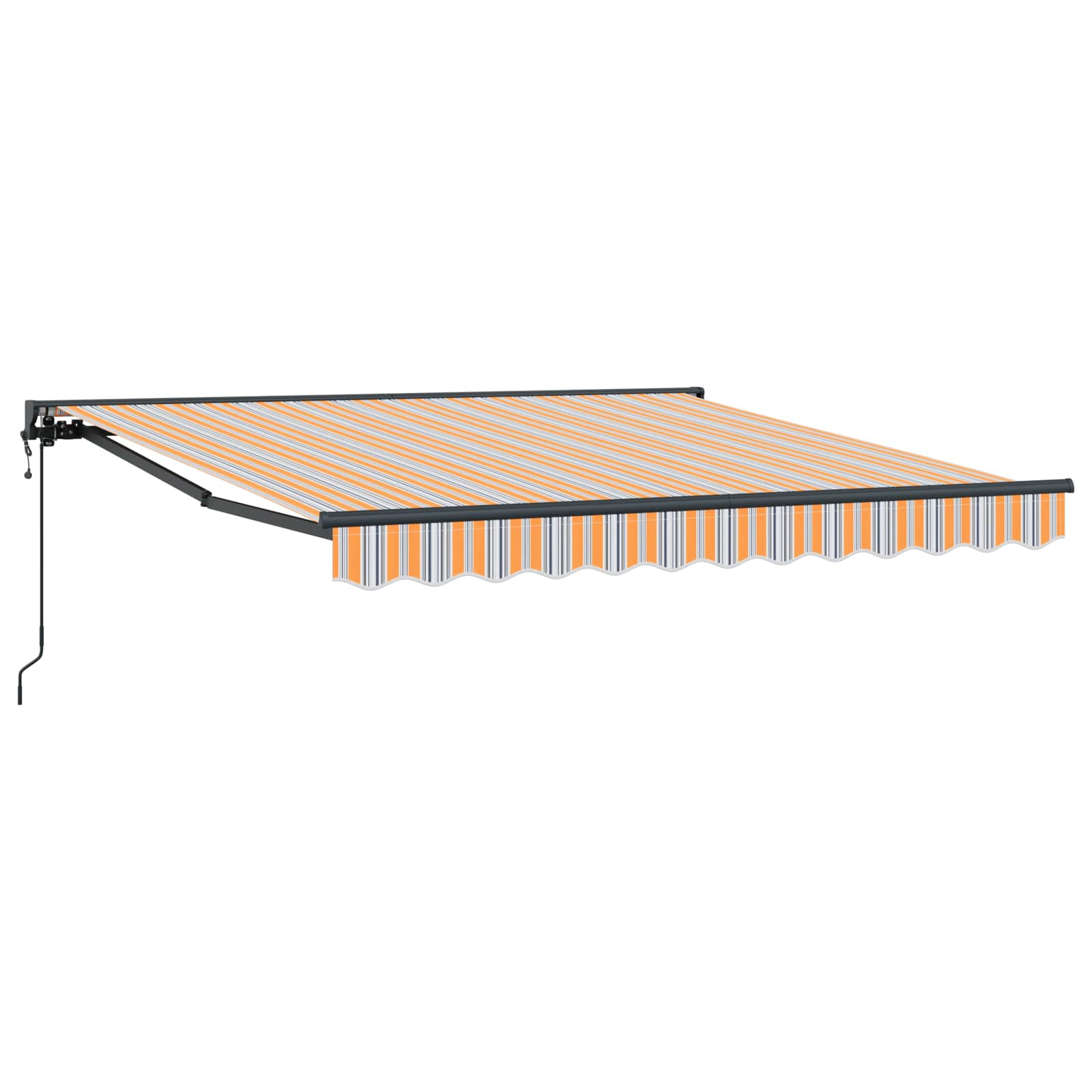 Ištraukiama markizė Spalvotas dryžius 350x250 cm audinys