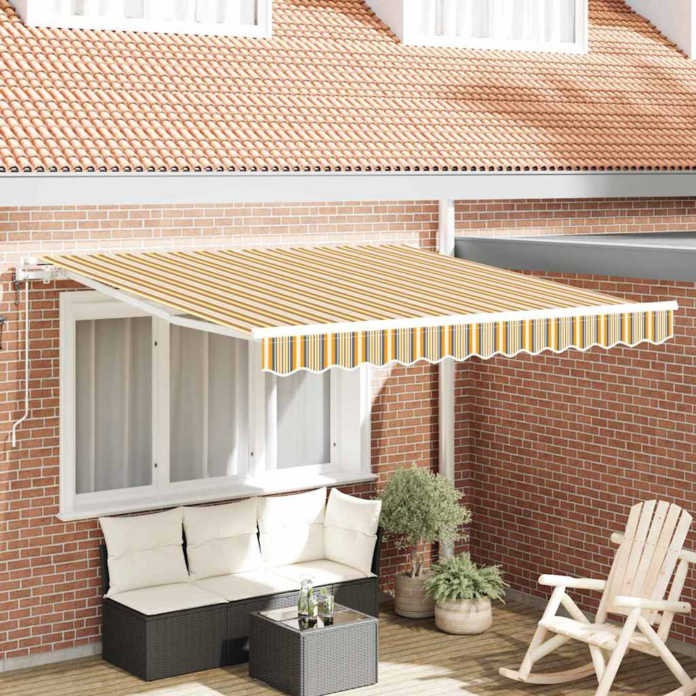 Elektrinė ištraukiama pavėsinė Įvairiaspalvis 350 x 250 cm