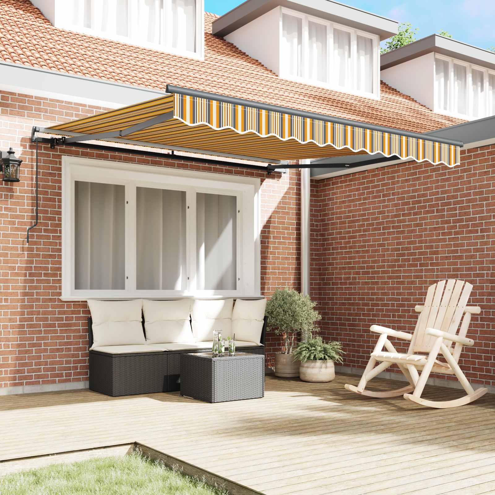 Izvelkamā nojume Daudzkrāsains 350 x 250 cm