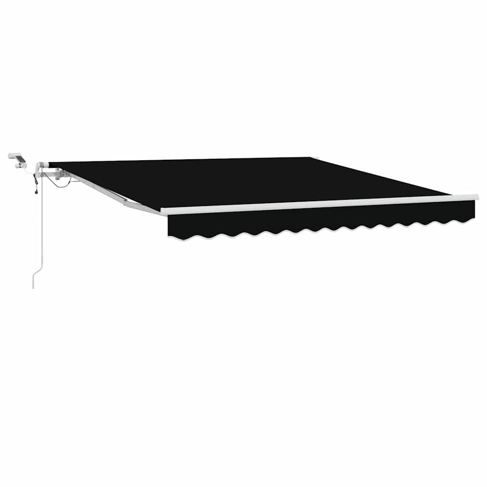 Ištraukiama markizė Juoda 350 x 250 cm Poliesteris ir Metalas
