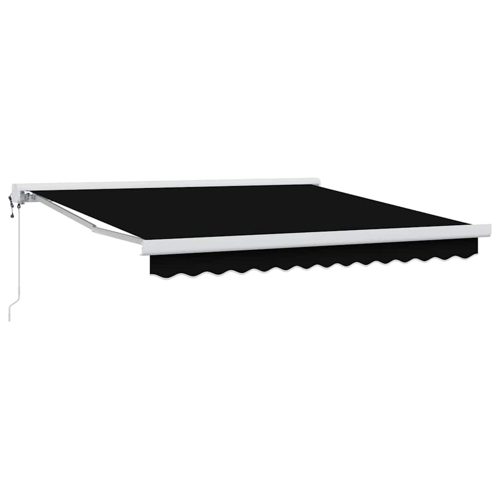 Juoda automatinė įtraukiama markizė 350x250 cm