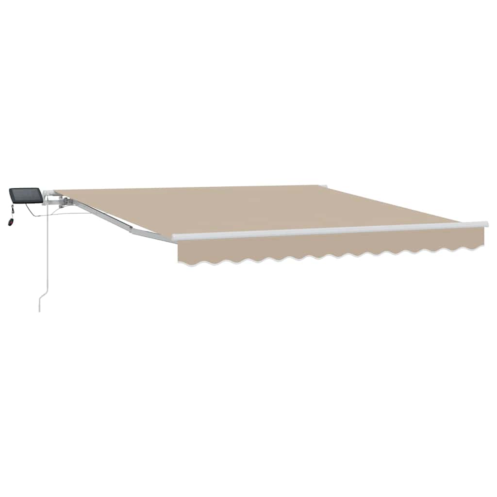 Ištraukiama markizė Smėlio 350 x 250 cm Audinys ir aliuminis