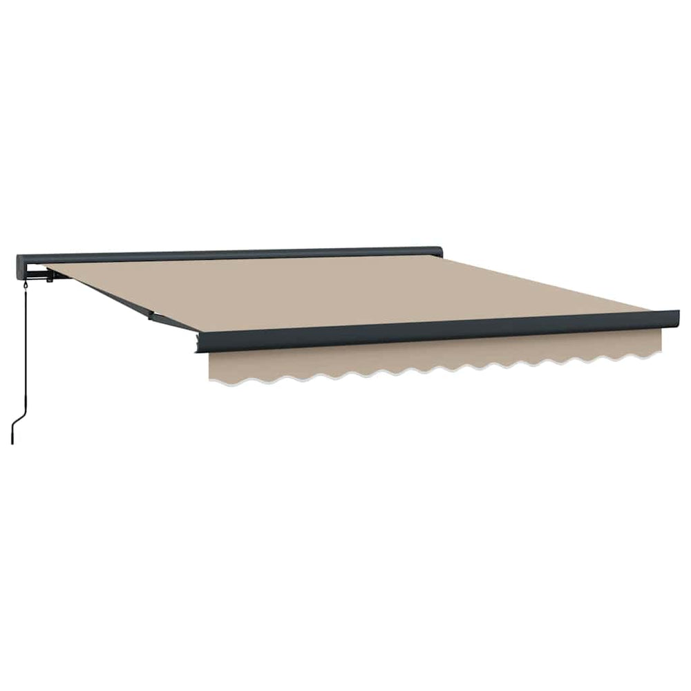 Ištraukiama markizė Smėlio 350 x 250 cm Audinys, metalas