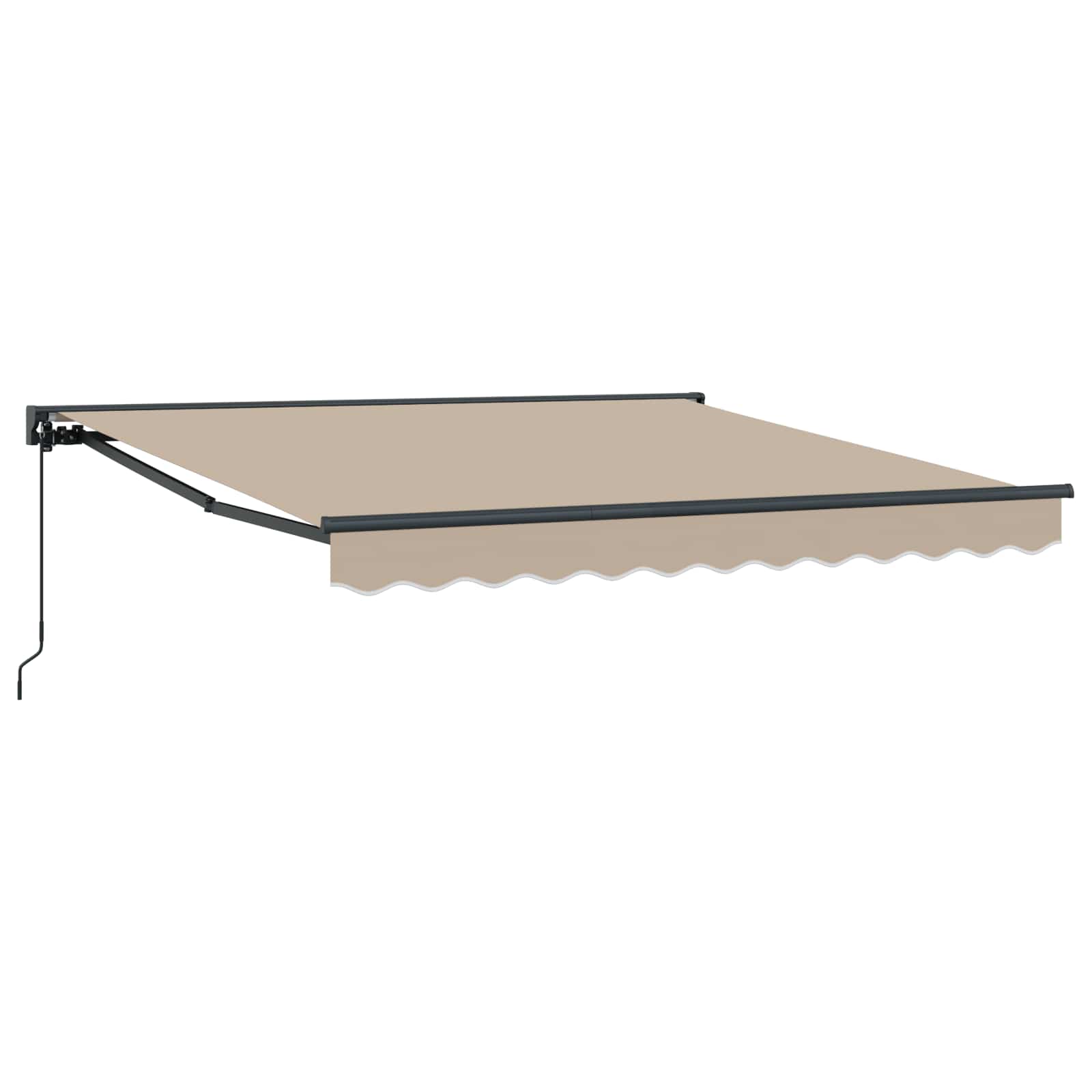 Markizės rėmas Smėlio 350 x 250 cm Poliesteris su PU danga