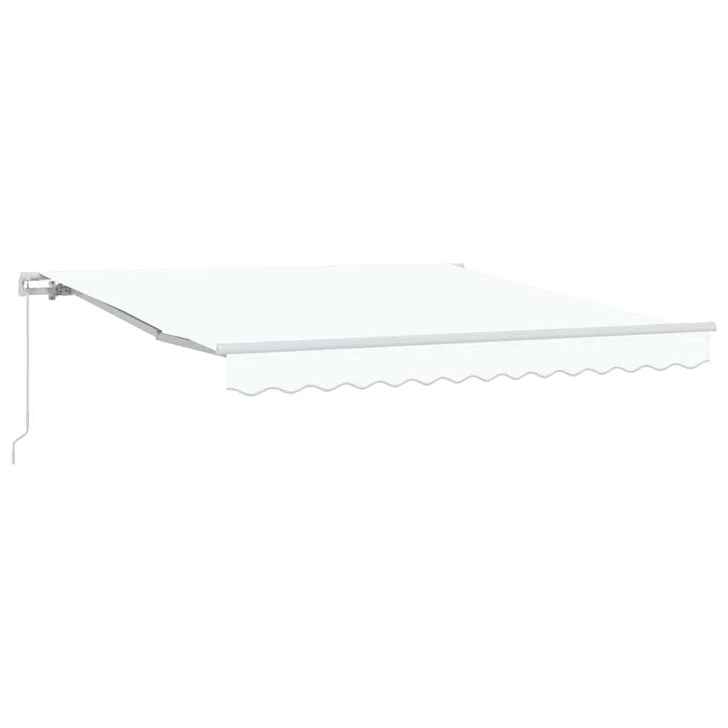 Rankinė Įtraukiama Markizė Balta 350x250 cm