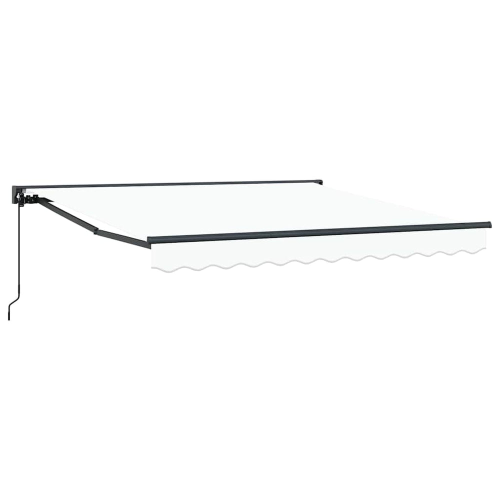 Ištraukiama markizė Balta 350x250 cm Audinys