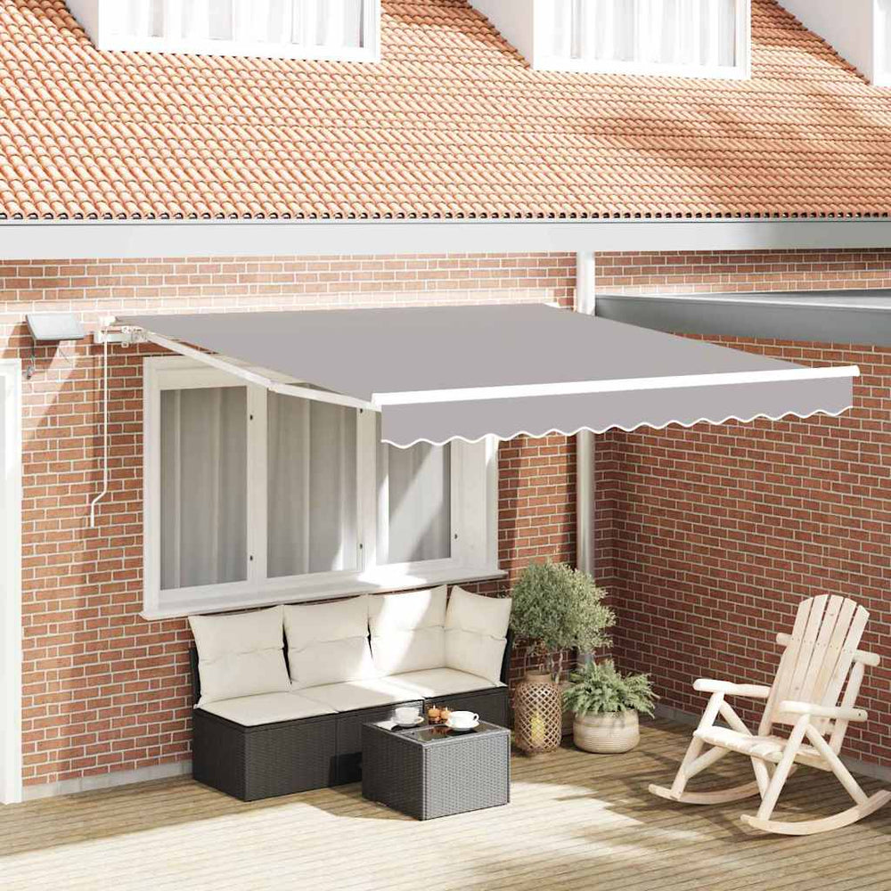 Ištraukiama markizė Šviesiai pilka 350 x 250 cm