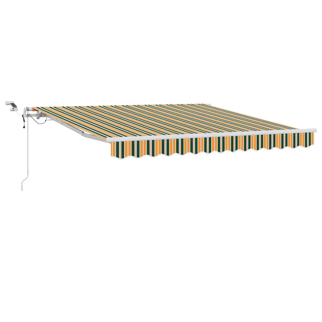 Skėtis Audinys Žalia ir geltona 350 x 250 cm Poliesteris