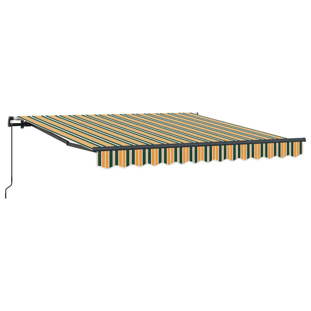Ištraukiama markizė Žalia ir geltona 350 x 250 cm