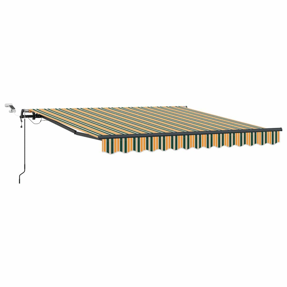 Skėtis Audinys Žalia ir geltona 350 x 250 cm Poliesteris