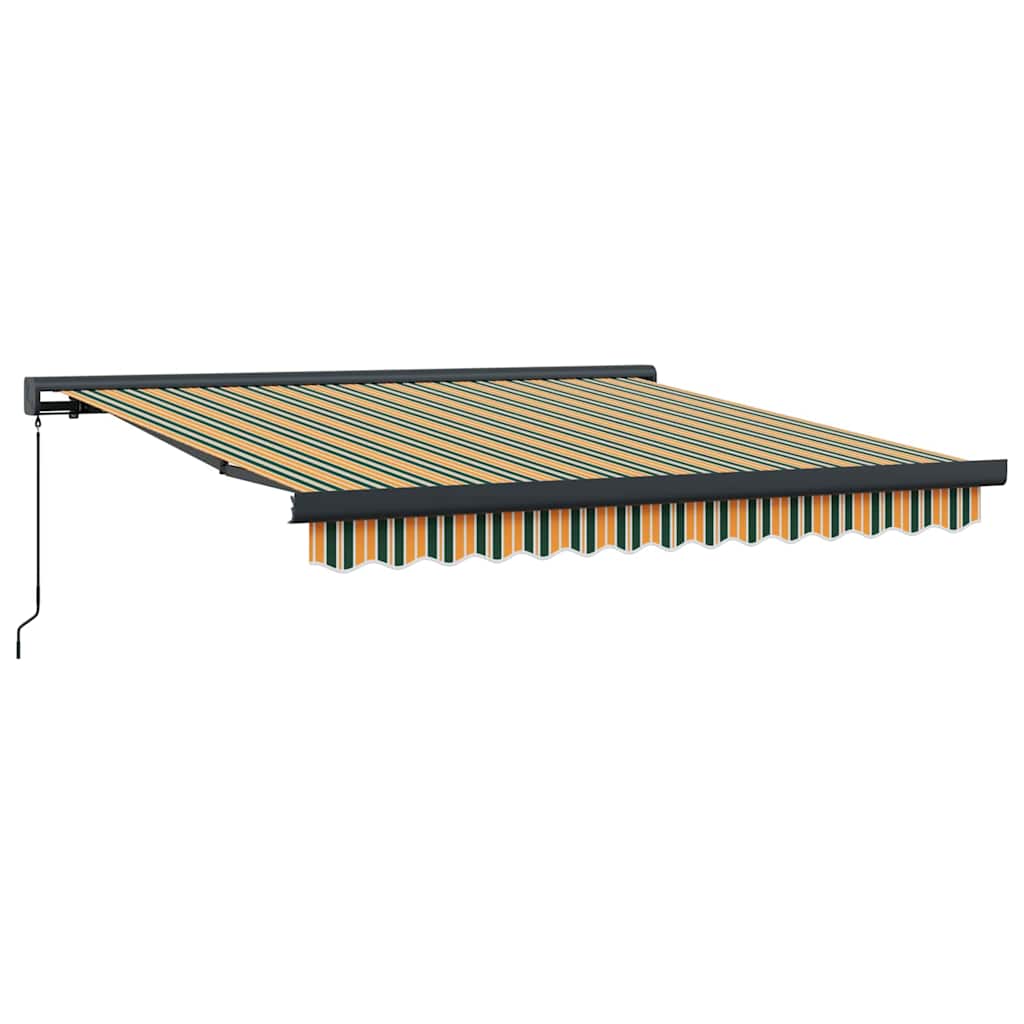 Ištraukiama markizė Žalia ir geltona 350 x 250 cm