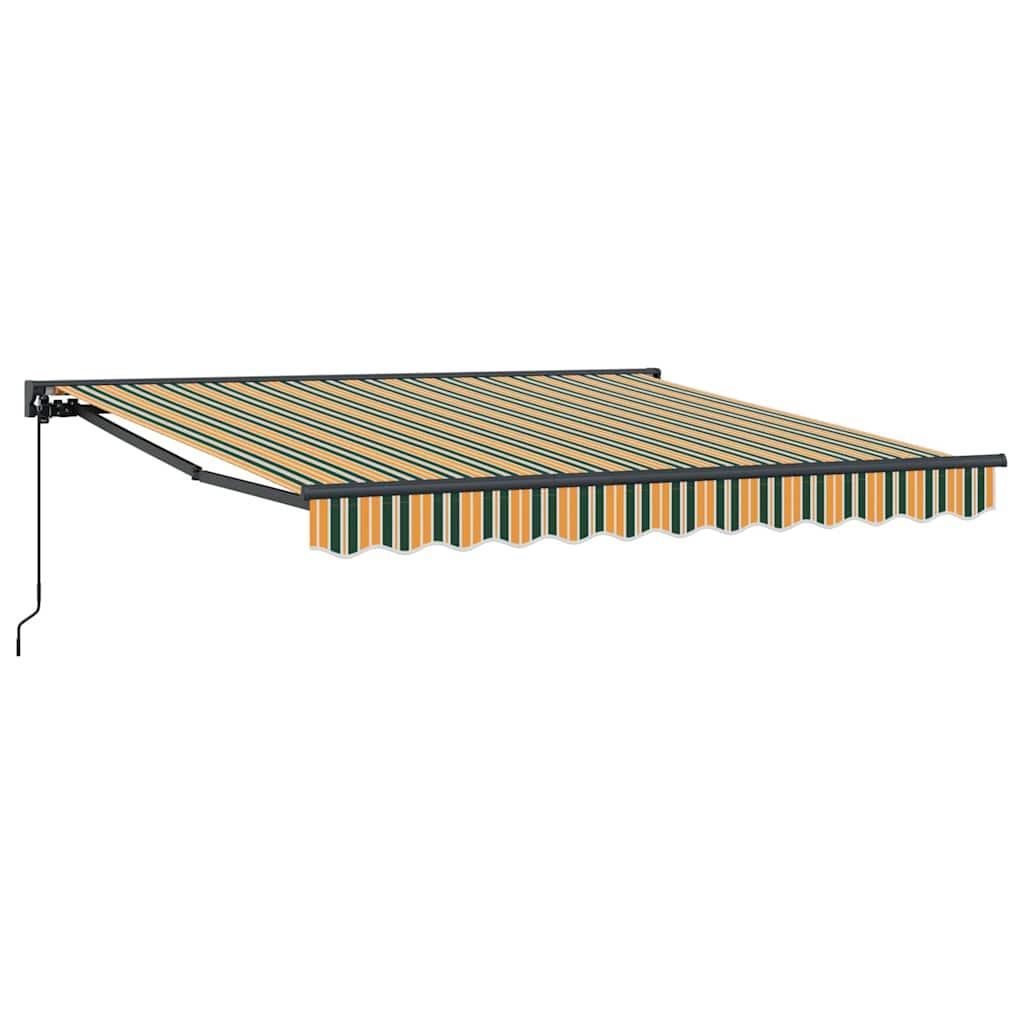 Ištraukiama markizė Žalia ir geltona 350x250 cm