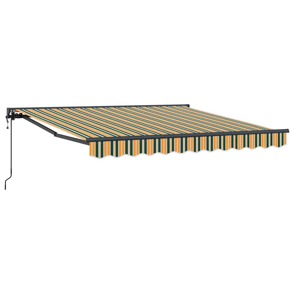 Ištraukiama markizė Žalia ir geltona 350x250 cm