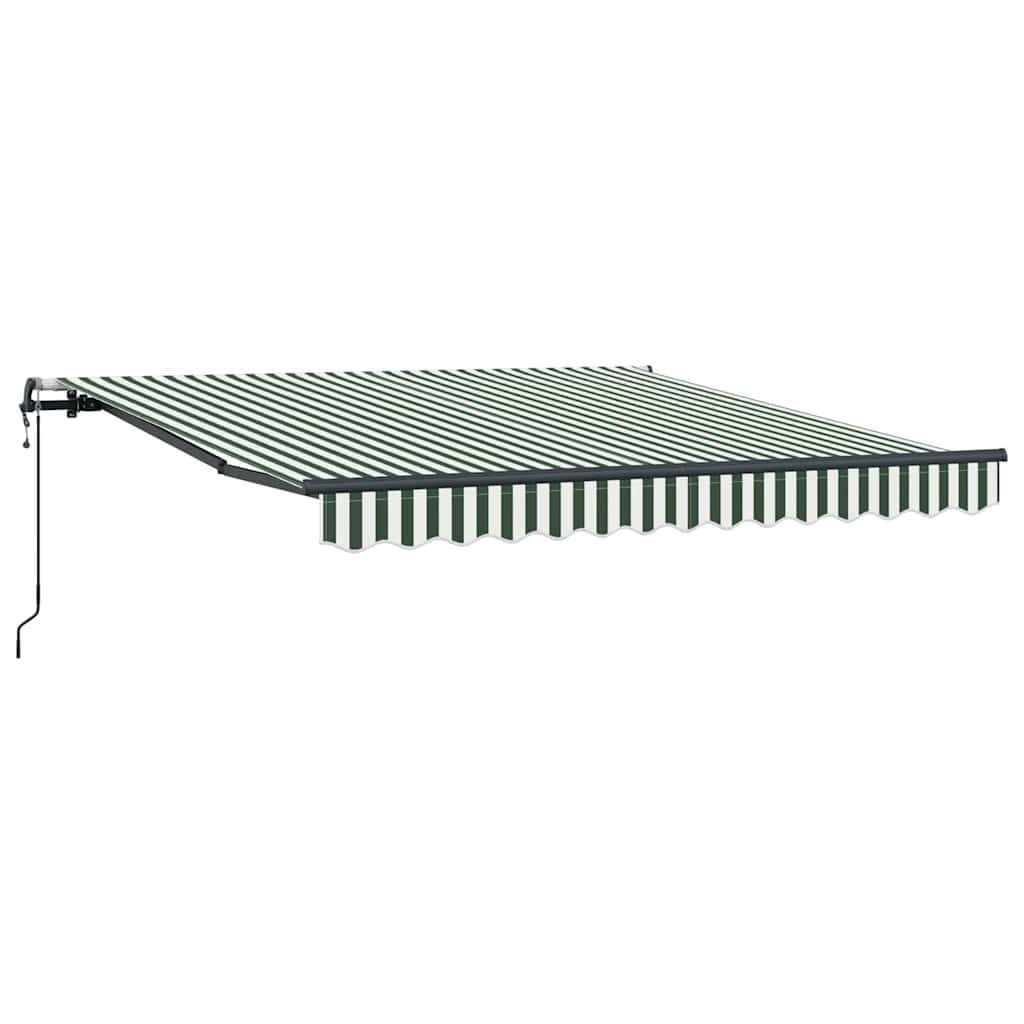 Ištraukiama markizė Žalia ir balta 350 x 250 cm
