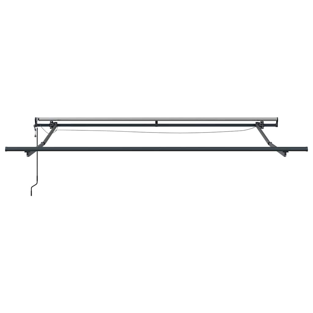 Ištraukiama markizė Žalia ir balta 350 x 250 cm Poliesteris