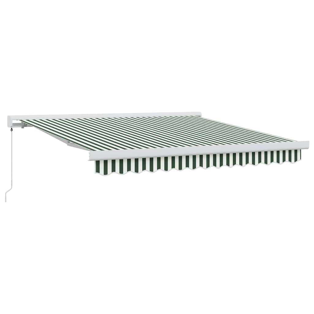 Ištraukiama markizė Žalia ir balta 350 x 250 cm