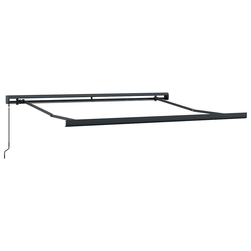 Izvelkama markīze Zaļa un balta 350 x 250 cm