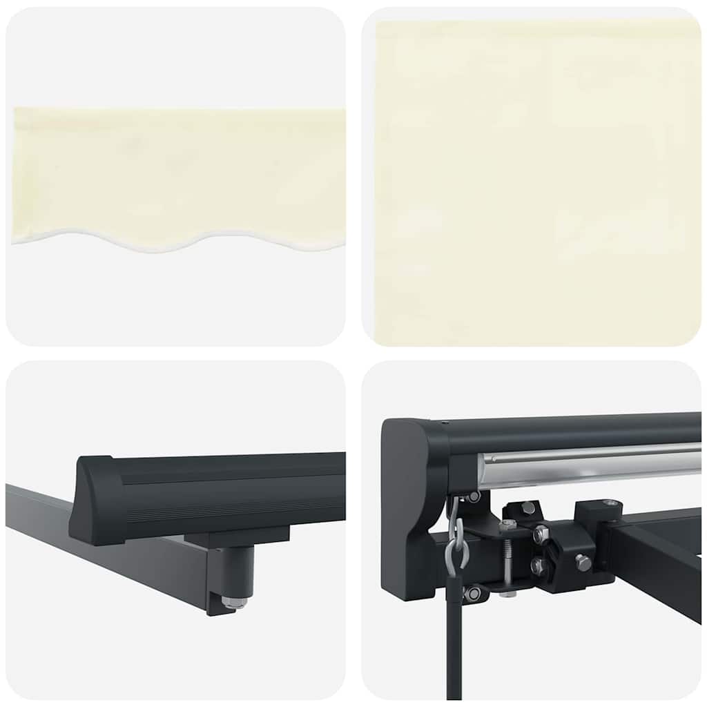 Retractable Awning Cream 400x300 cm fabric