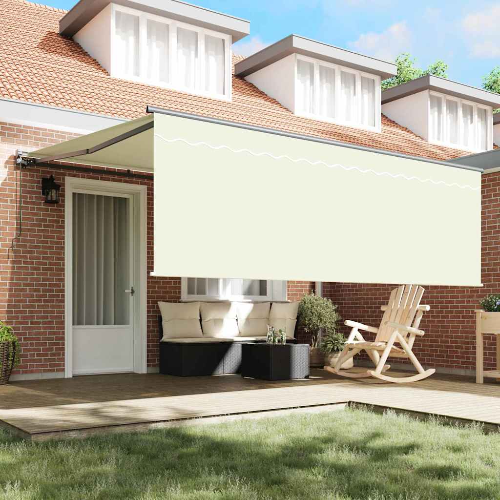 Ištraukiama markizė Smėlio 400 × 300 cm Poliesteris