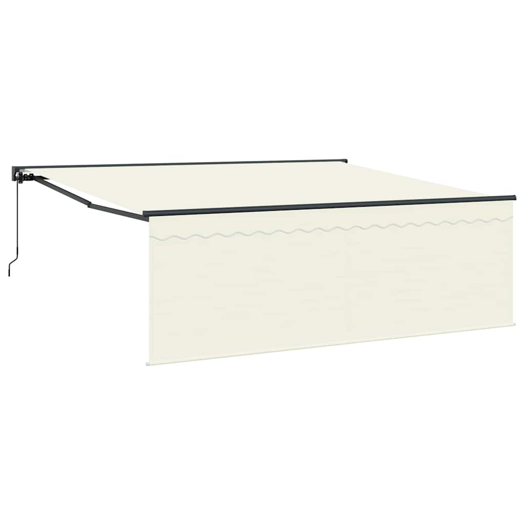 Ištraukiama markizė Smėlio 400 × 300 cm Poliesteris